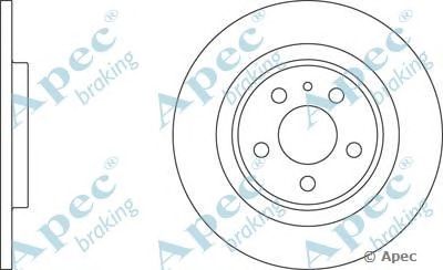 APEC BRAKING dsk2192 -  Тормозной диск